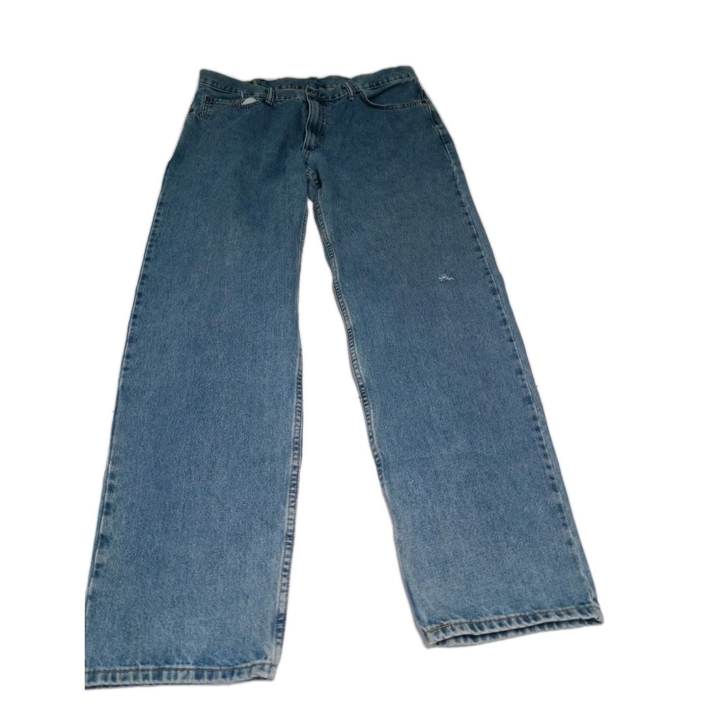 Levi's 550 Jeans 38x36 Blue Relaxed Fit Straight Leg Made in Nicaragua